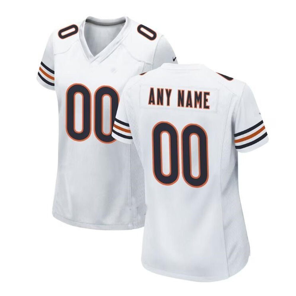 Custom C.Bears White Game Jersey Stitched Jersey Football Jerseys