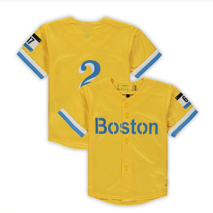 Boston Red Sox  #2 Xander Bogaerts Toddler City Connect Replica Player Jersey - Gold Baseball Jerseys